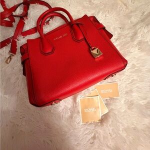 Michael Kors Red Satchel